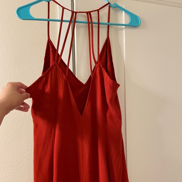 NWOT Forever 21 Burnt Orange Dress - Picture 6 of 7
